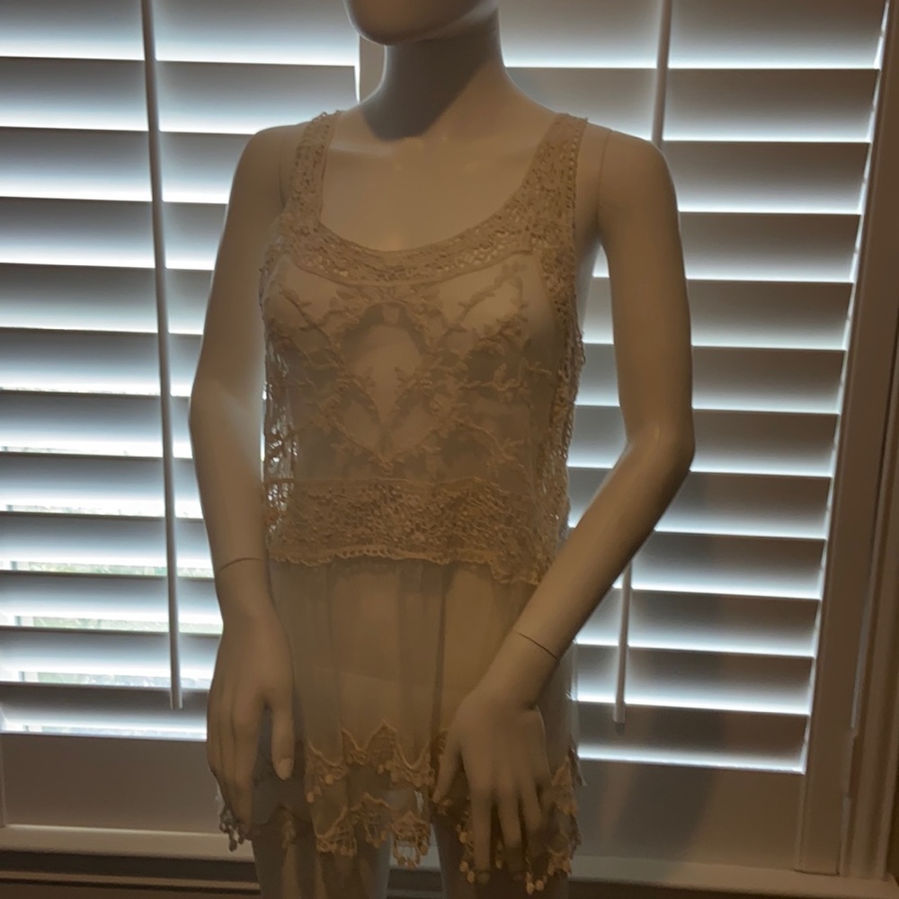 Lace tank